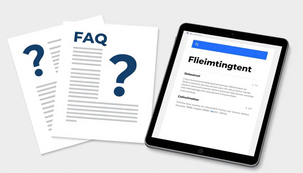 FAQ concept showing questions and answers about change registered address Singapore