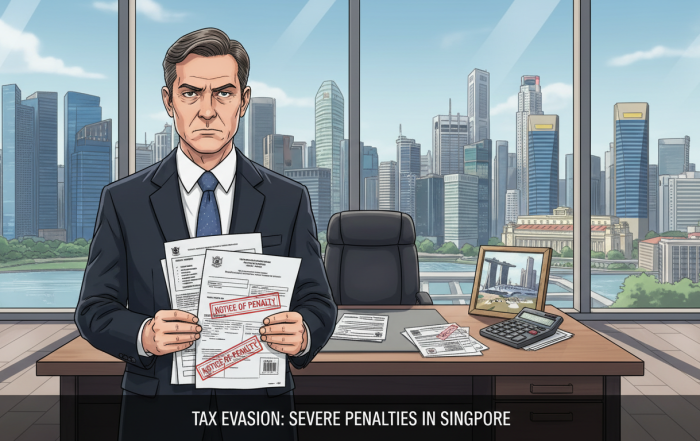 Tax evasion penalties Singapore